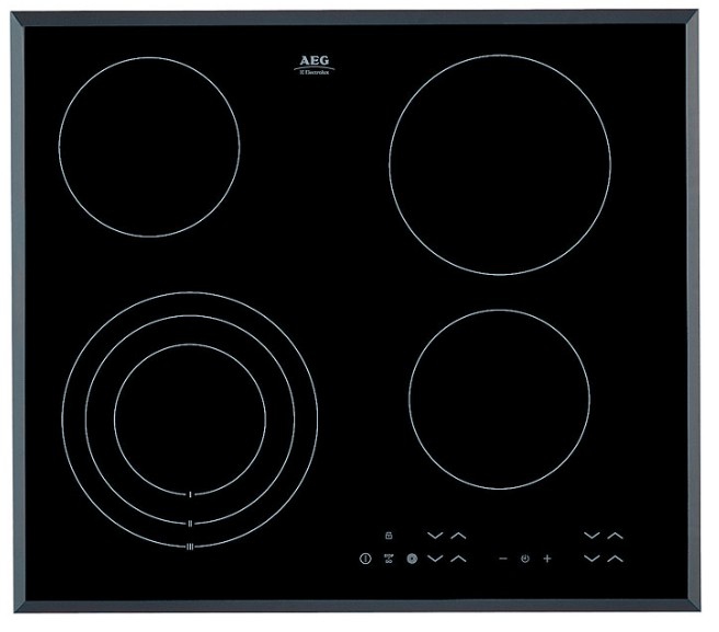 AEG HK-634020-FB hob Black Built-in Ceramic hob 4 zone(s)