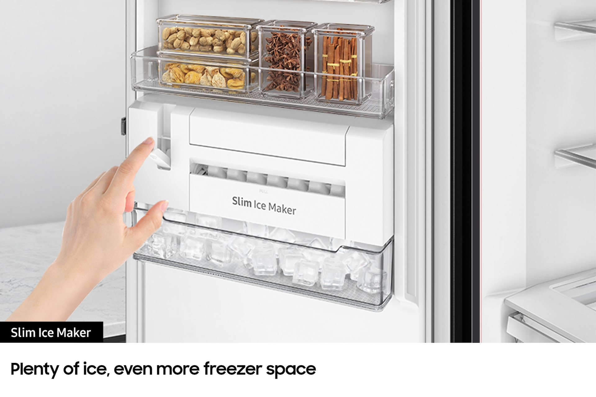 Samsung Bespoke RZ32A74A5CL/EU Tall One Door Freezer with SpaceMax™ Technology - Cotta Lavender – image 9