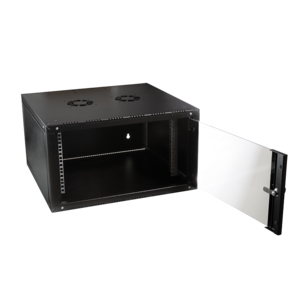 LogiLink W18E66B rack cabinet Wall mounted rack Black – image 4