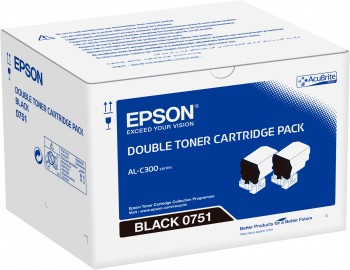 Epson Double Black Toner Cartridge Pack