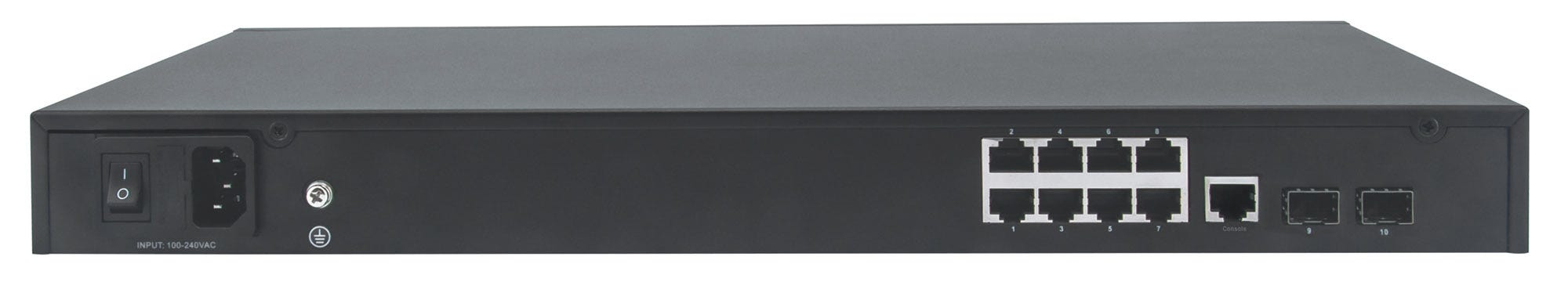 Intellinet 8-Port Gigabit Ethernet PoE+ Web-Managed AV Switch with 2 SFP Uplinks, Eight Rear-Facing PoE+ ports, IEEE 802.3at Power over Ethernet (PoE+), Layer2+ – image 6