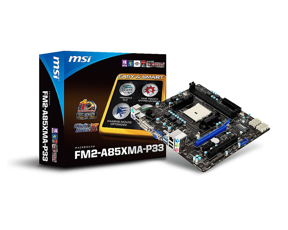 MSI FM2-A85XMA-P33 motherboard AMD A85X Socket FM2 micro ATX – image 5