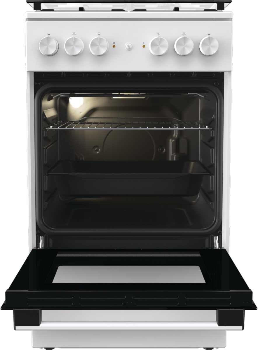 Gorenje GK5A11WD cooker Freestanding cooker Electric Combi White, Black – image 4