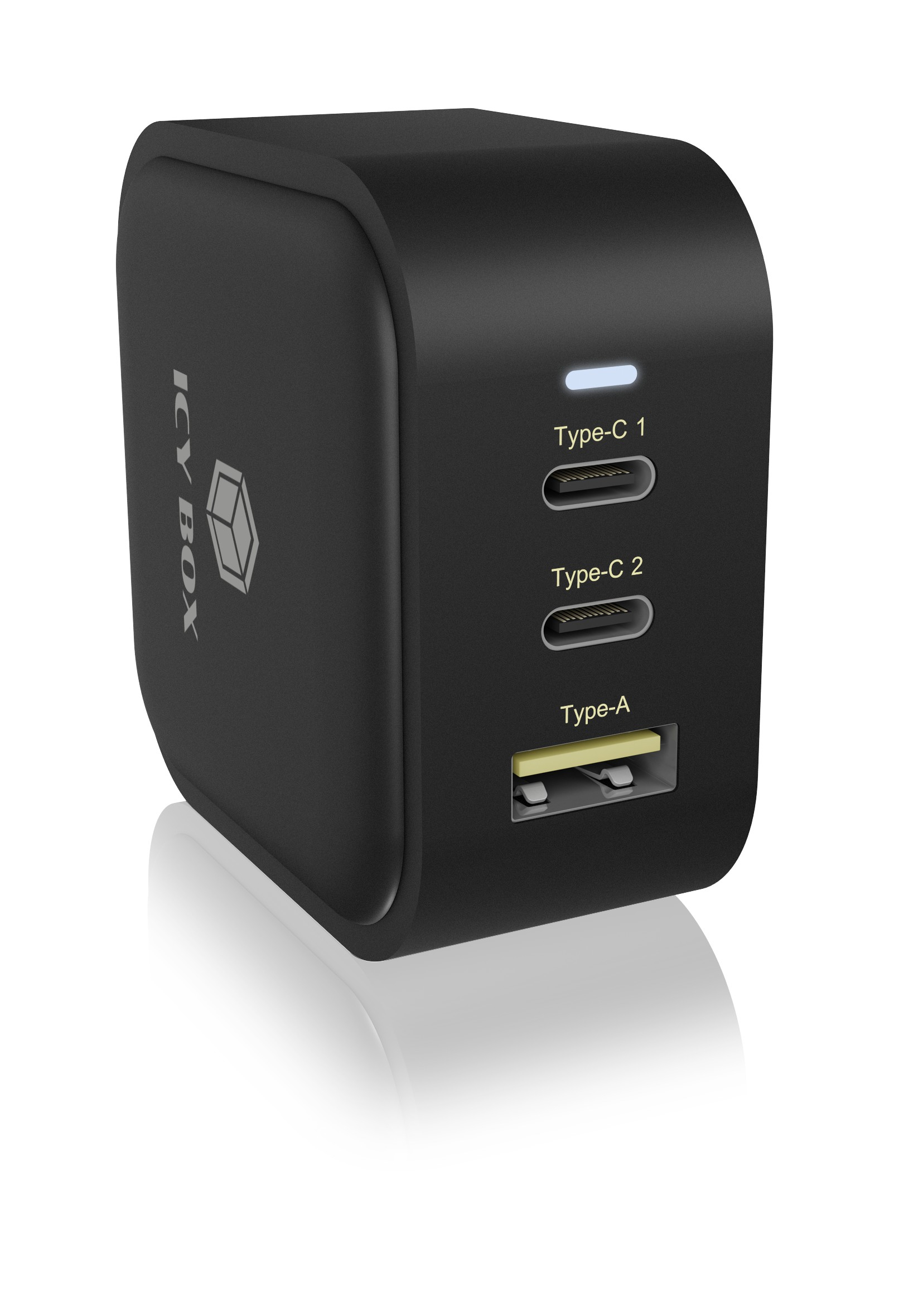 ICY BOX IB-PS103-PD Universal Black AC Fast charging Indoor