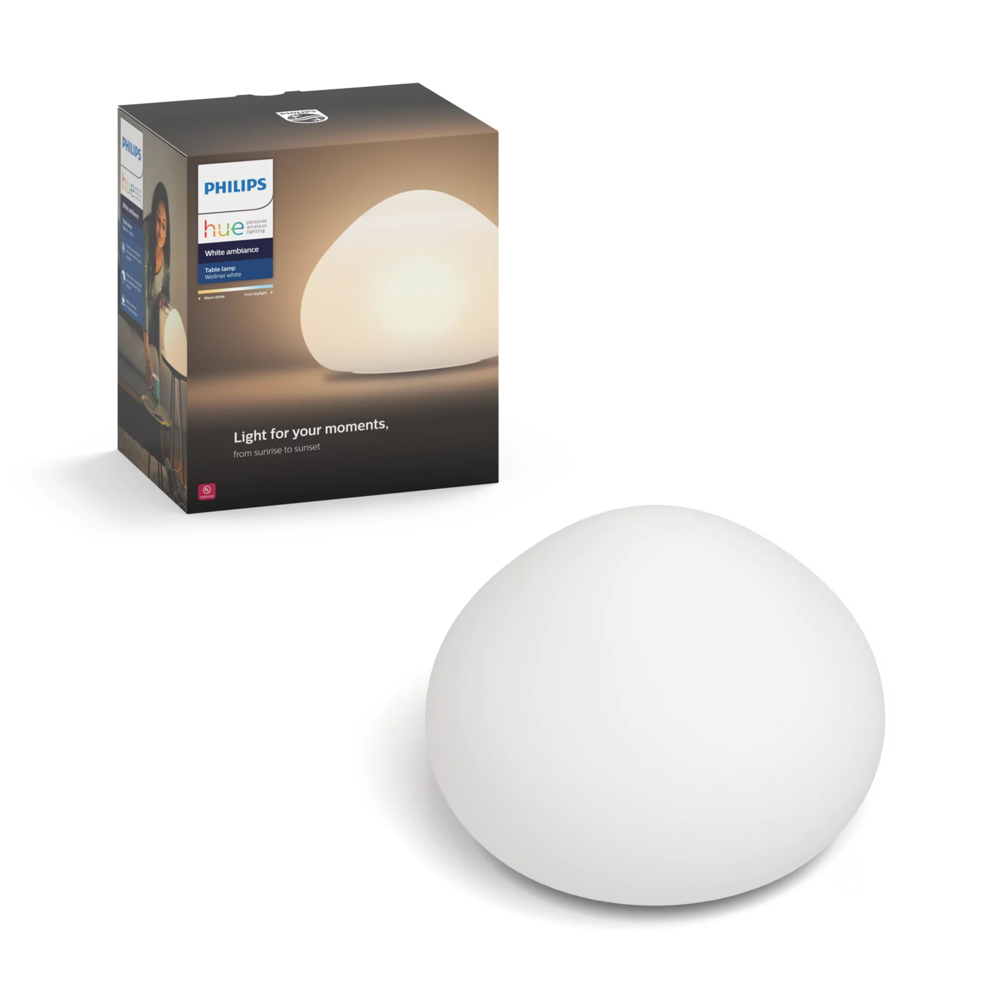 Philips by Signify Philips Hue White ambience 4100531U7 Smart table lamp Bluetooth/Zigbee
