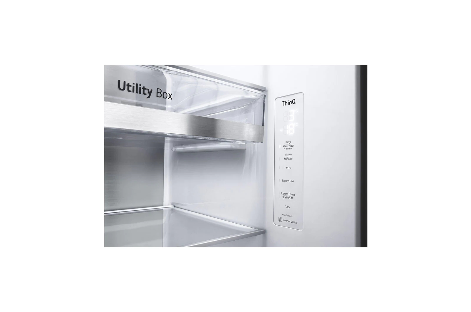 LG GSJV90BSAE side-by-side refrigerator Freestanding – image 5