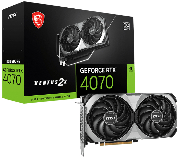MSI 4070 VENTUS 2X E1 12G OC – image 5