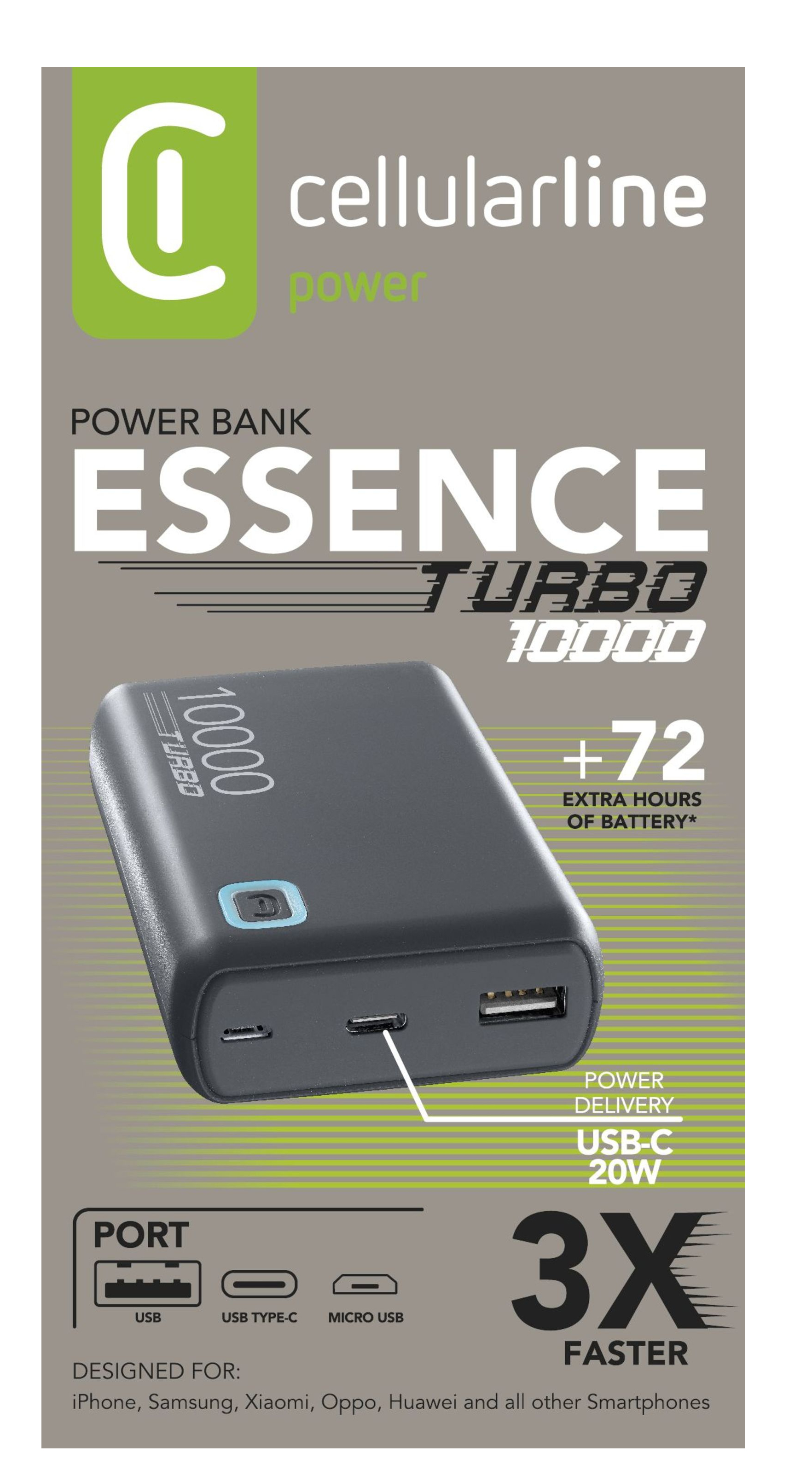 Cellularline ESSENCE TURBO 10000 – image 6
