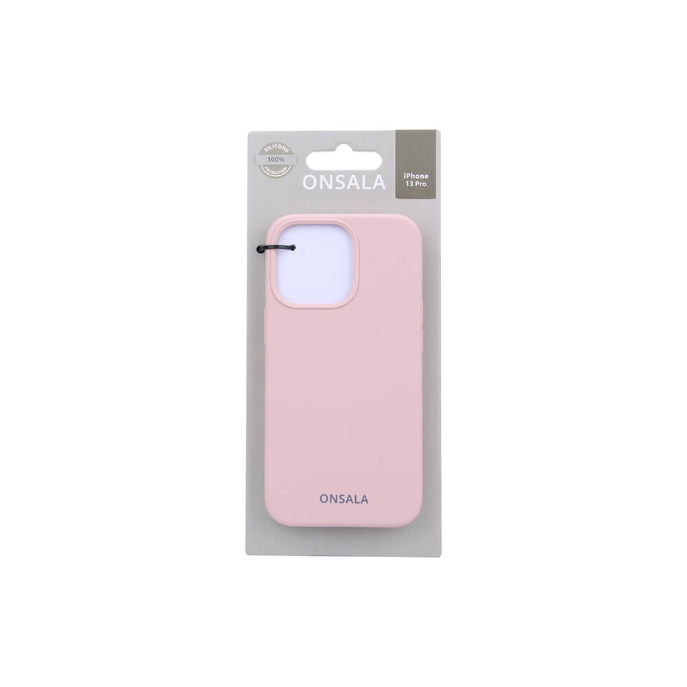 Onsala Phone Case Silicone Sand Pink - iPhone 13 Pro – image 2