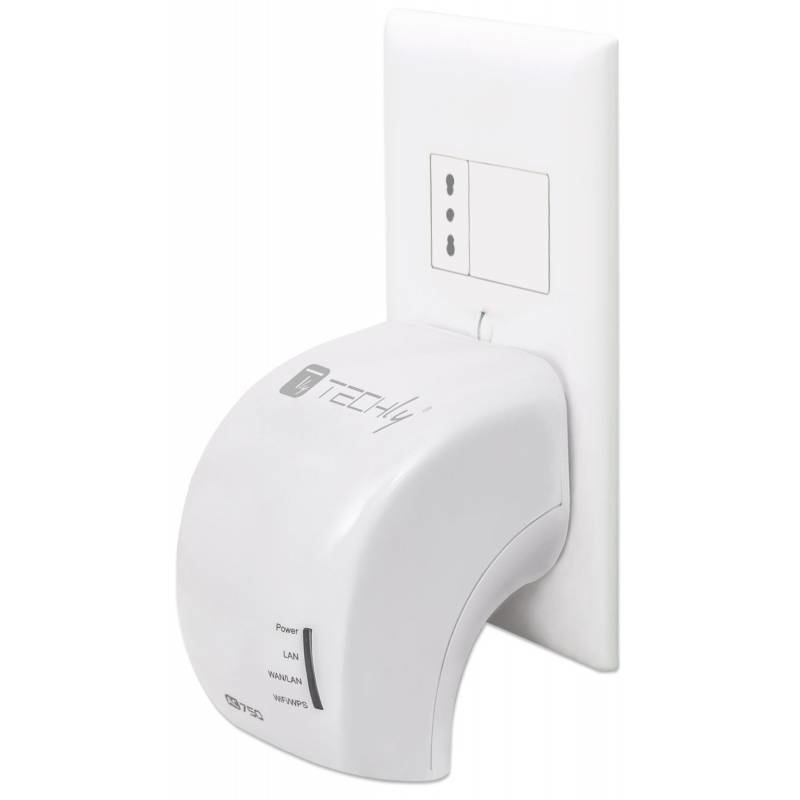 Techly Wall Plug WiFi Mini Router 750Mbps Dual Band Repeater5 I-WL-REPEATER5 – image 4