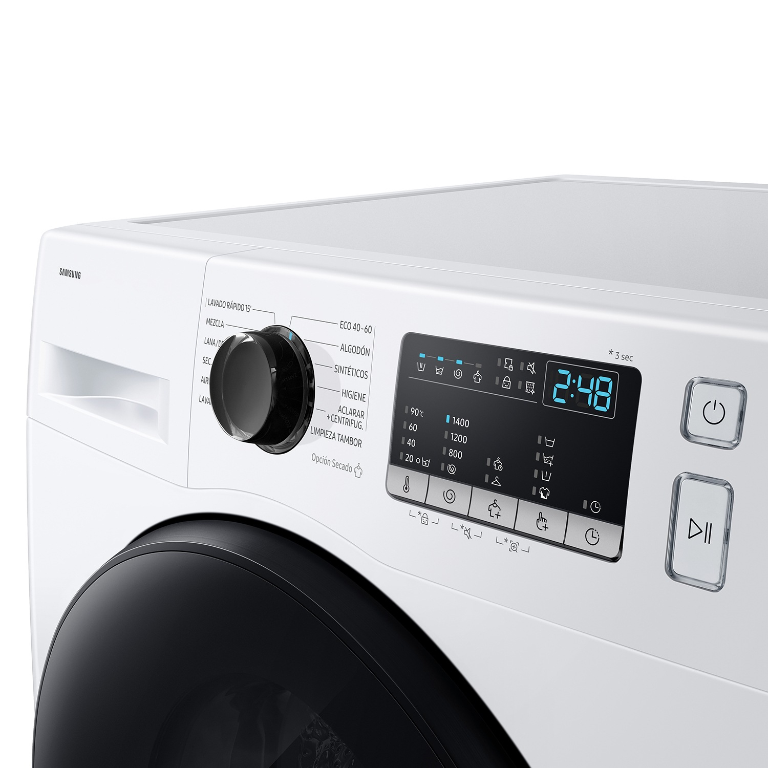Samsung WD80HG4U04BEEC washer dryer Freestanding Front-load White – image 4