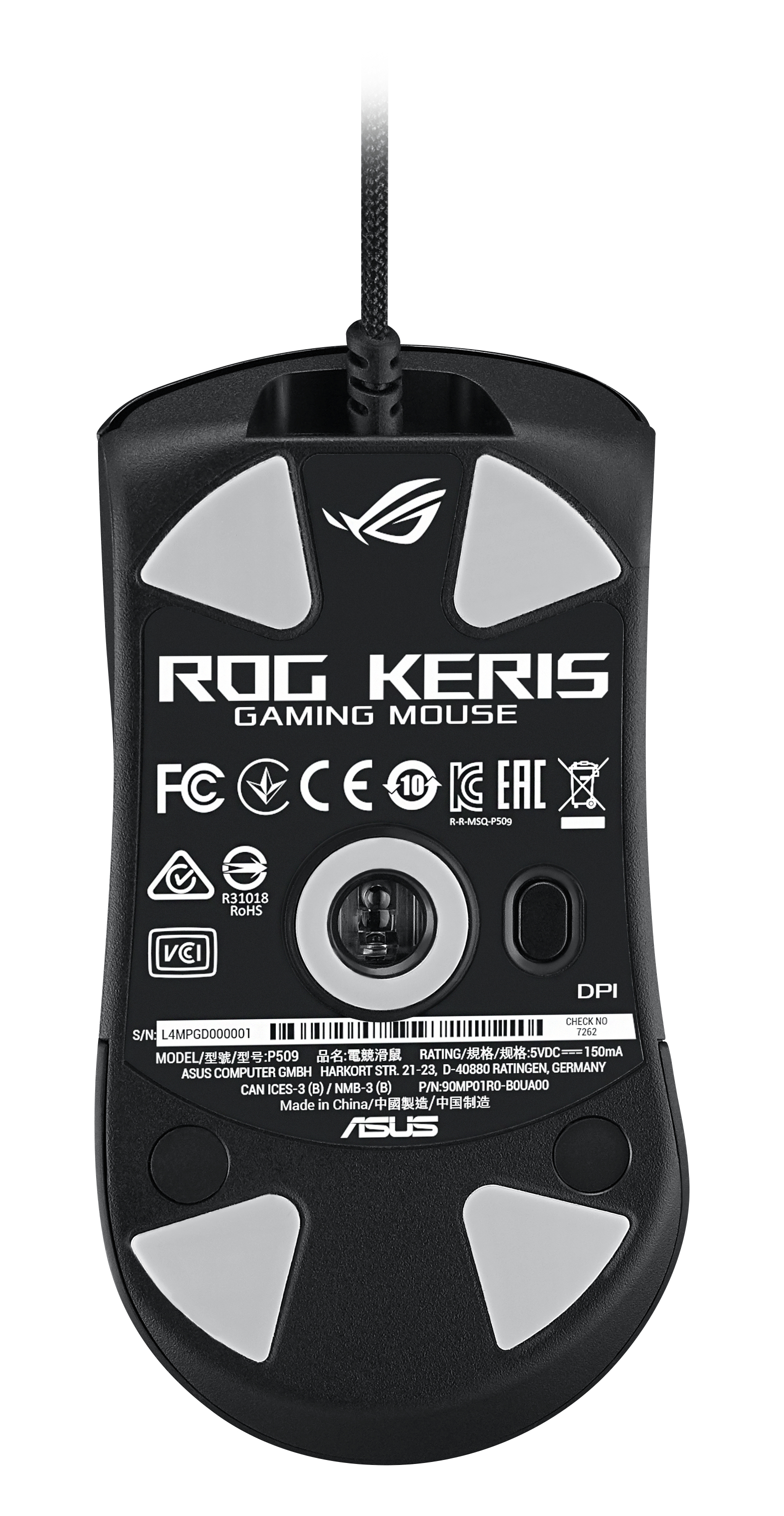 ASUS ROG Keris mouse Gaming Right-hand RF Wireless + USB Type-A 16000 DPI – image 5