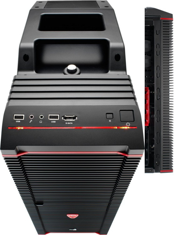 Aerocool Rs-4 Midi Tower Black, Red – image 6
