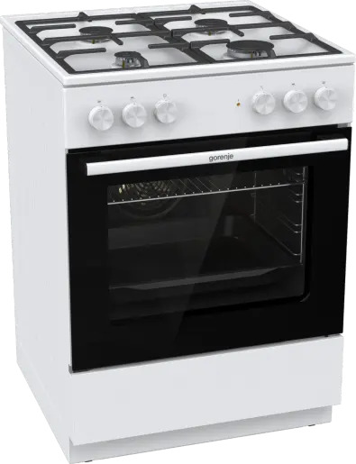 Gorenje G600 GK6A40WFFM cooker Freestanding cooker Electric Gas White – image 3