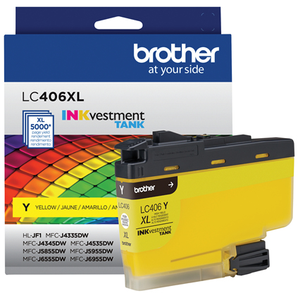 Brother LC406XLYS ink cartridge 1 pc(s) Original High (XL) Yield Yellow – image 1