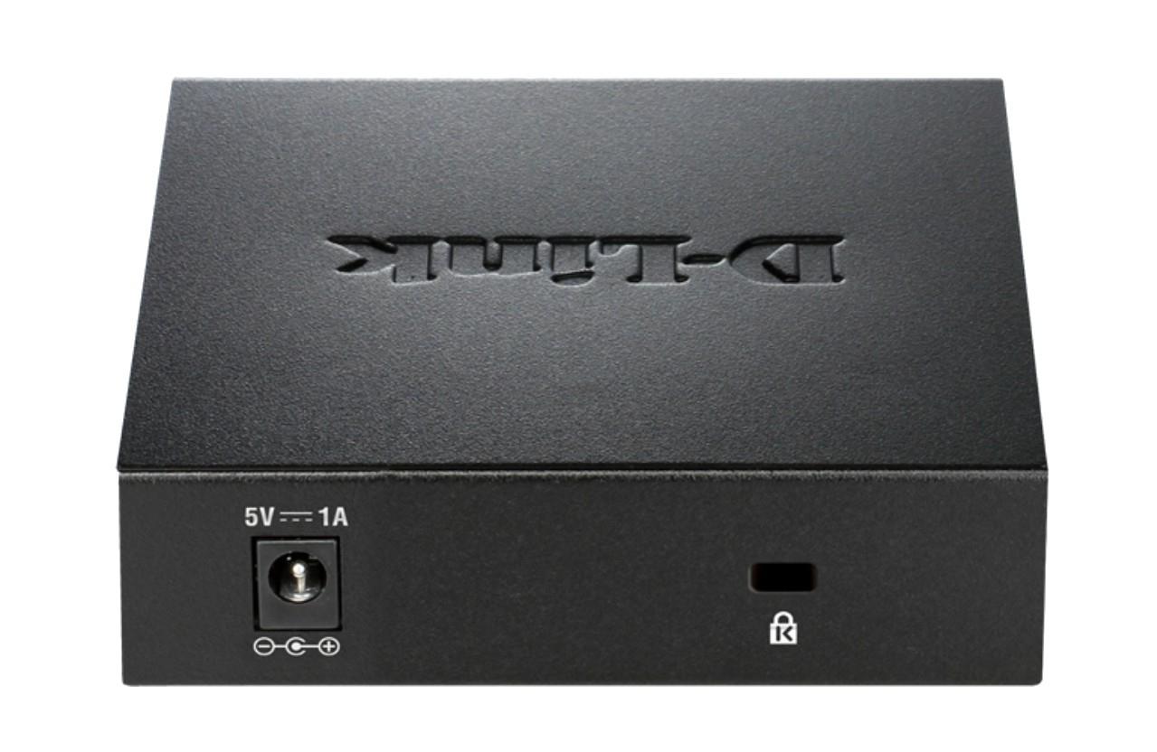 D-Link DGS-105 network switch Unmanaged L2 Gigabit Ethernet (10/100/1000) Desktop Black – image 4