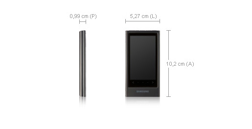 Samsung YP-P3JEB MP3/MP4 player – image 3