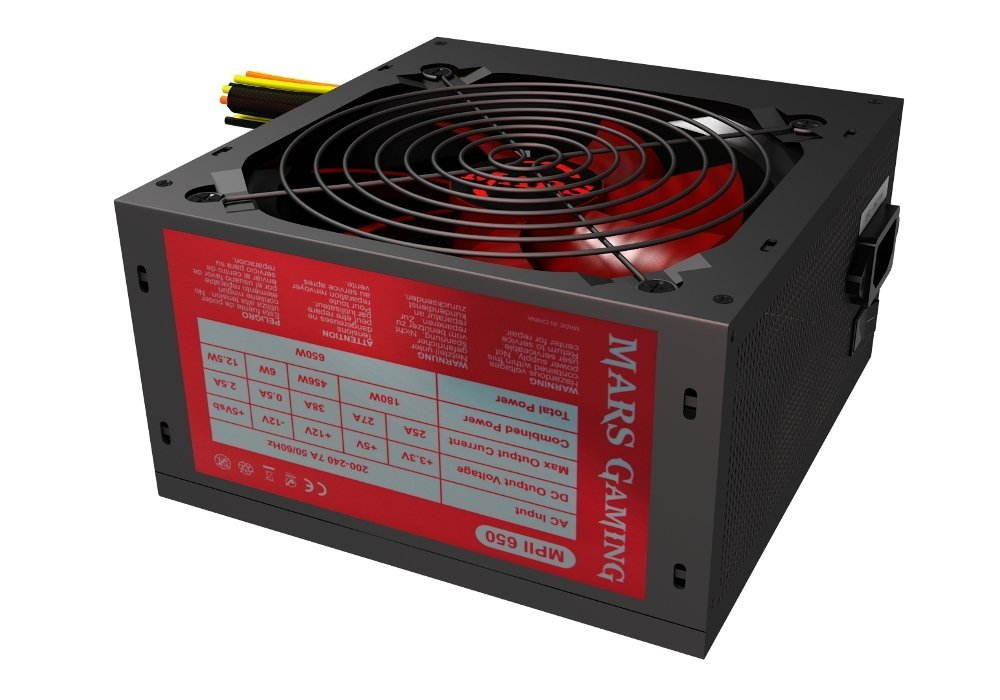 Mars Gaming MPII650 power supply unit – image 3
