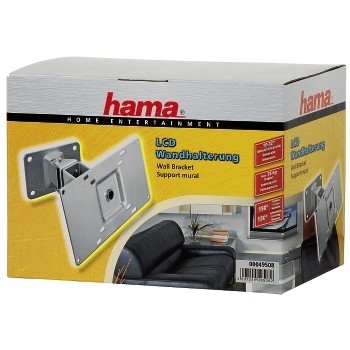 Hama LCD Wall Bracket, VESA 200x100, Silver – image 4