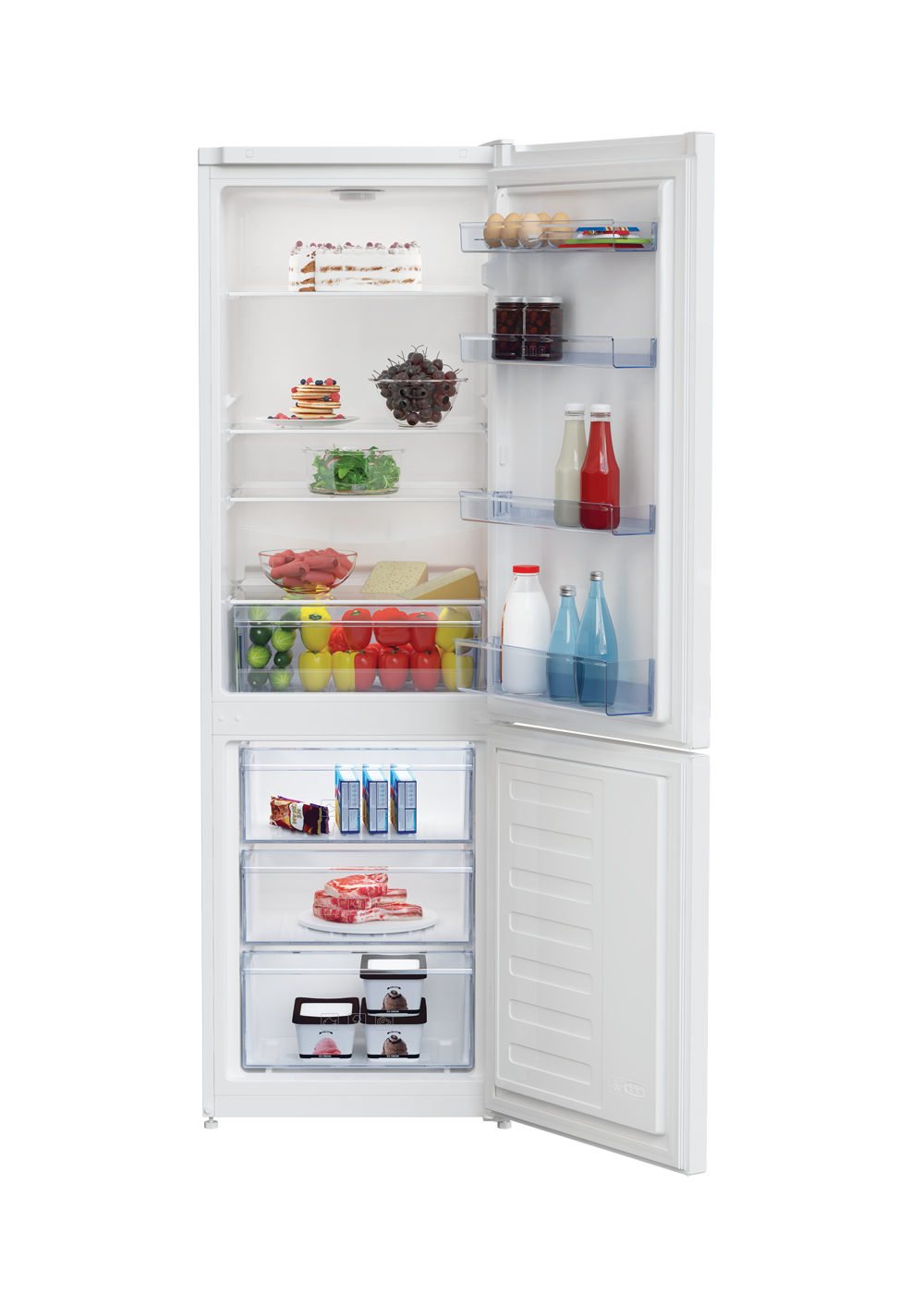 Beko CSA270M30W fridge-freezer Freestanding – image 3