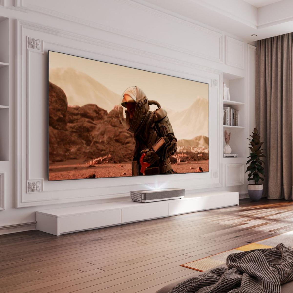 Hisense 120L5ND projection TV Ultra short throw projector 2700 ANSI lumens DLP UHD 4K (3840x2160) Black, Silver 3D – image 5