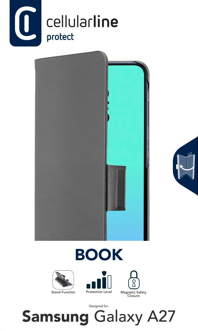 Cellularline BOOK 3 FOLIO CASE FOR GALAXY A27 BLACK – image 7