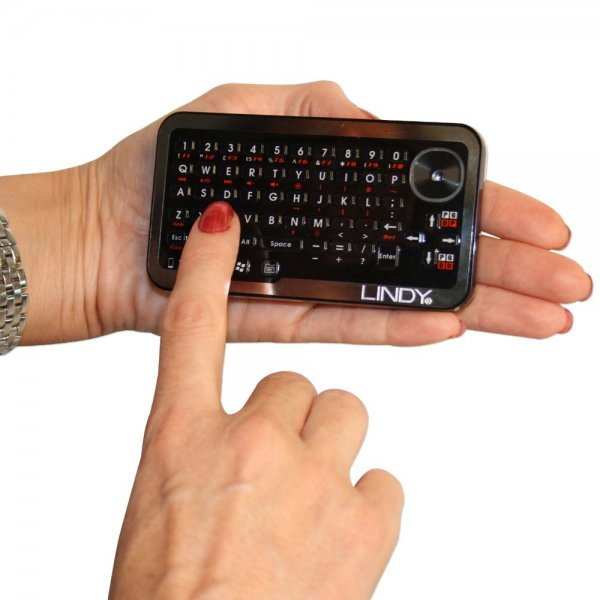Lindy 21840 keyboard Mouse included RF Wireless QWERTY English Black – image 2