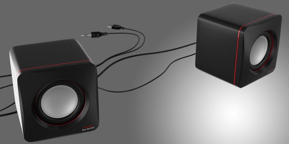 Mars Gaming MAS0 loudspeaker Black Wired – image 2