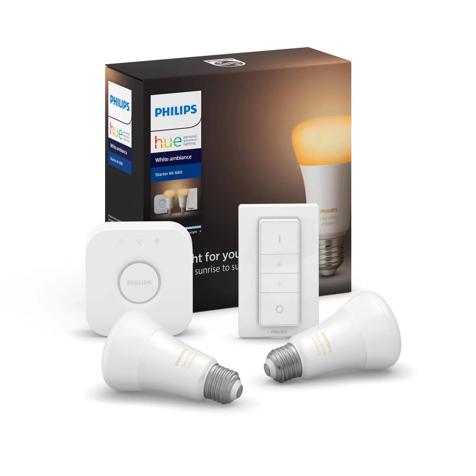 Philips by Signify Philips Hue White ambience 8718699698423 smart lighting Smart lighting kit Bluetooth/Zigbee – image 1