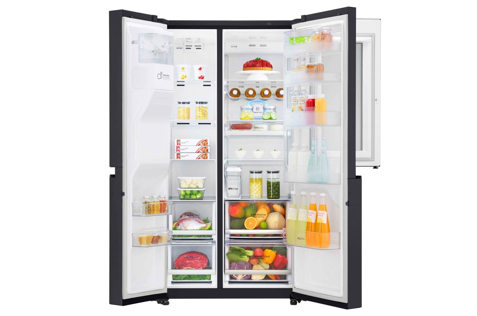 LG GSX961MTAZ side-by-side refrigerator Freestanding – image 8