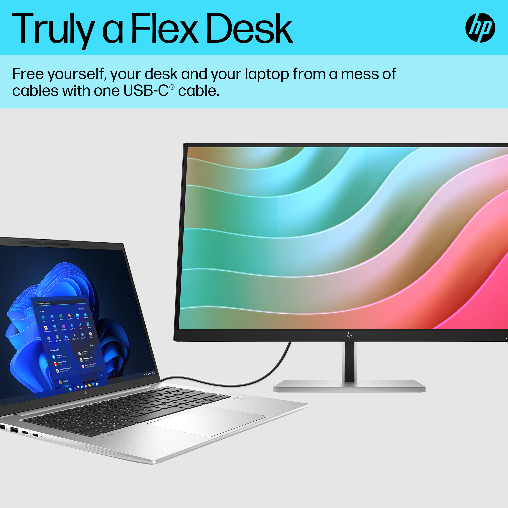 HP E-Series E27k G5 4K USB-C Monitor image 13