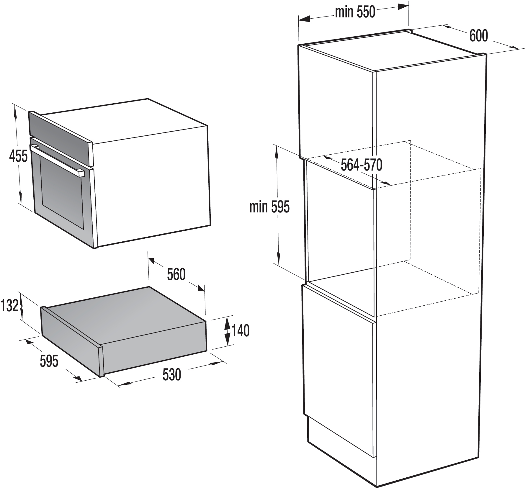 Gorenje Värmelåda WD1410BG RAL9005