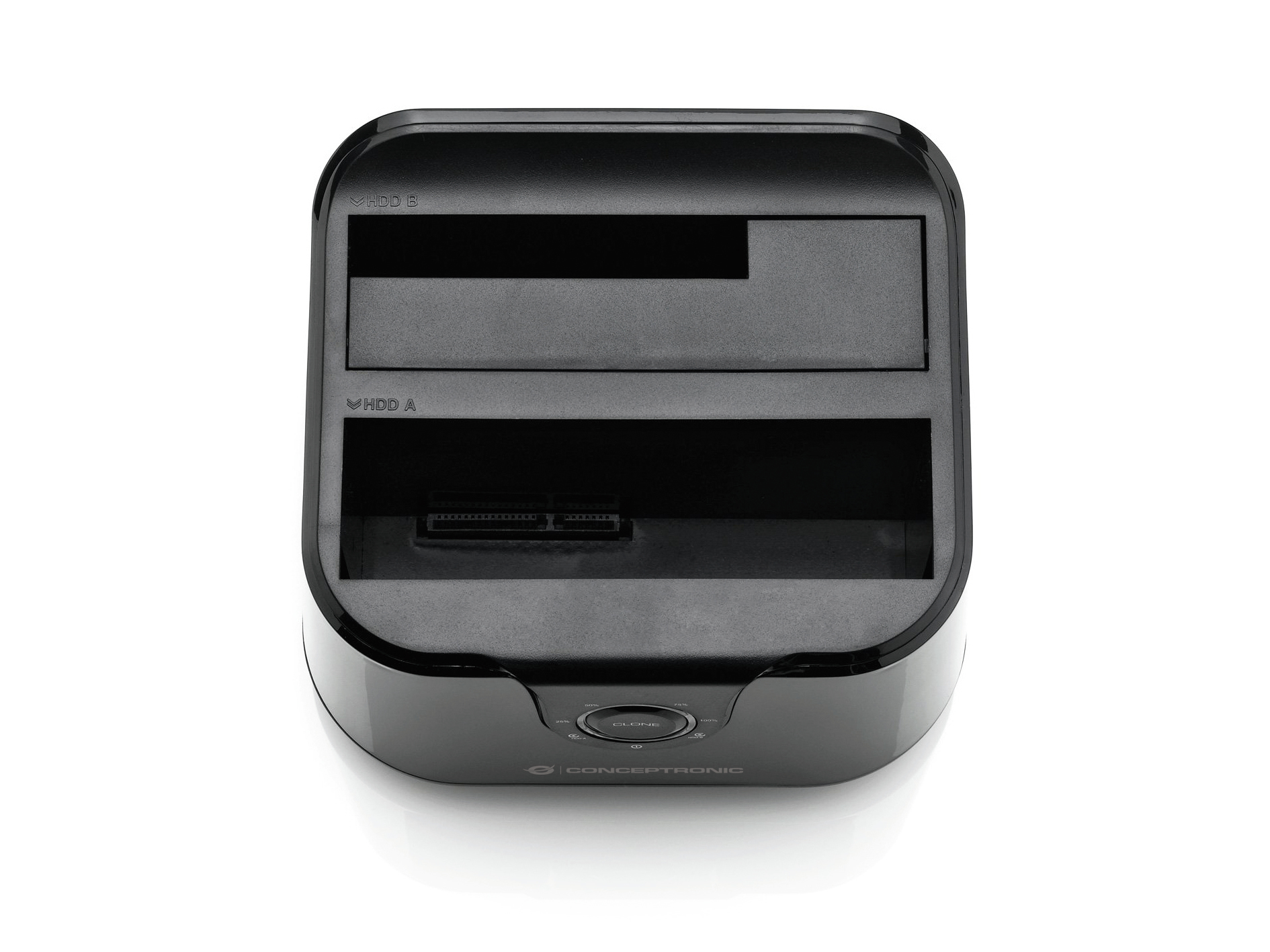Conceptronic DDE02B storage drive docking station USB 3.2 Gen 1 (3.1 Gen 1) Type-B Black – image 3