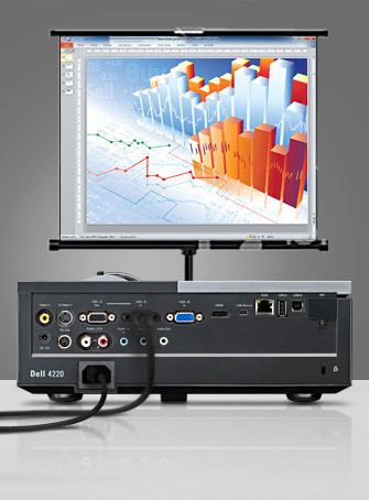 Dell 4220 data projector 4100 ANSI lumens DLP XGA (1024x768) 3D Black – image 4