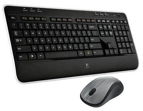 Dell MK520 keyboard Mouse included Universal RF Wireless QWERTZ German Black