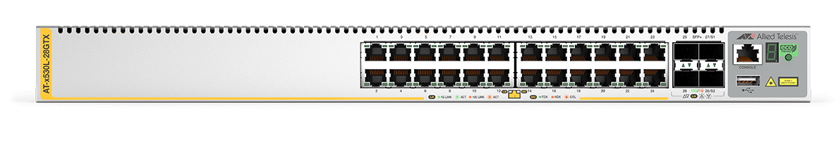 Allied Telesis X530L-28GTX Managed L2/L4 Gigabit Ethernet (10/100/1000) Stainless steel – image 2