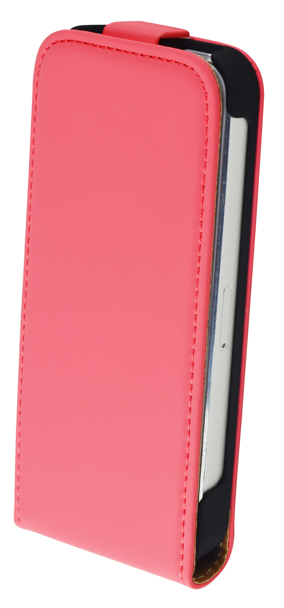 Mobiparts Premium Flip Case Apple iPhone 5, iPhone 5S, iPhone SE Peach Pink – image 2