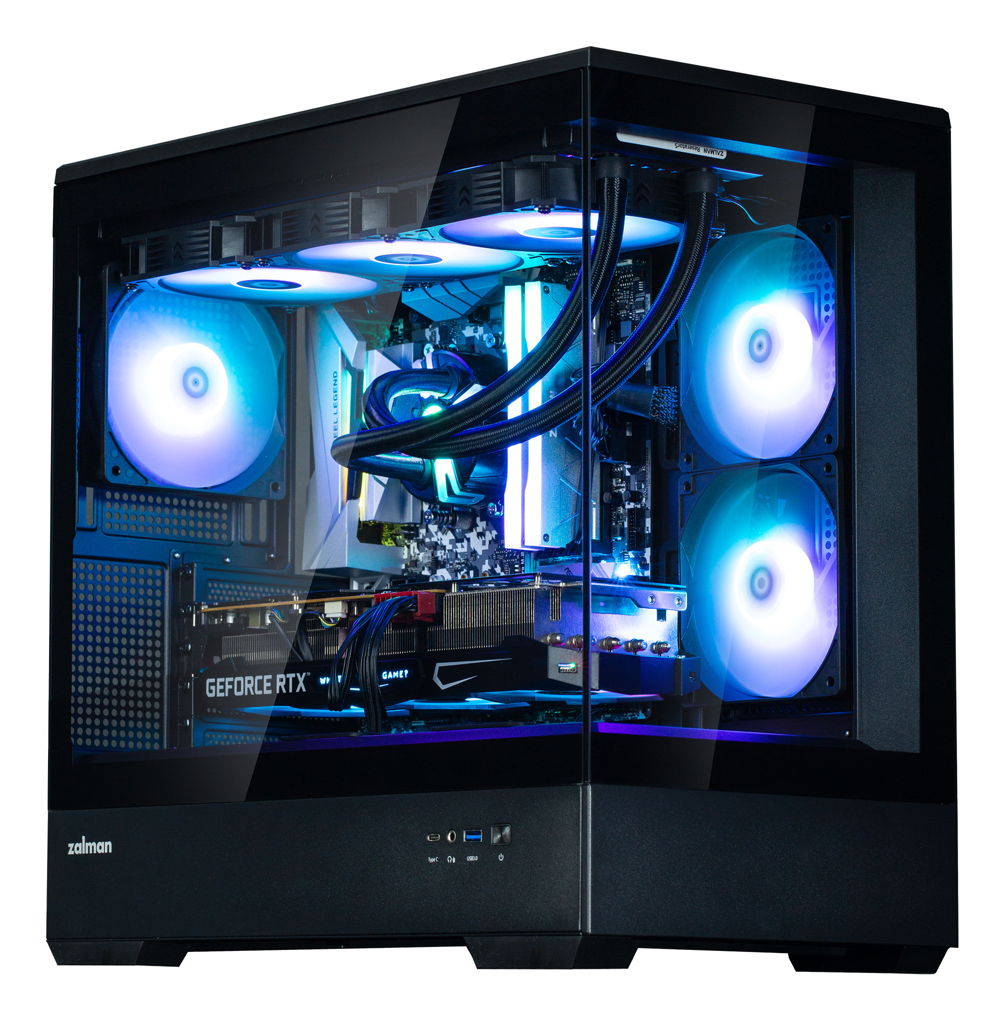 Zalman P30 Mini Tower Black – image 1