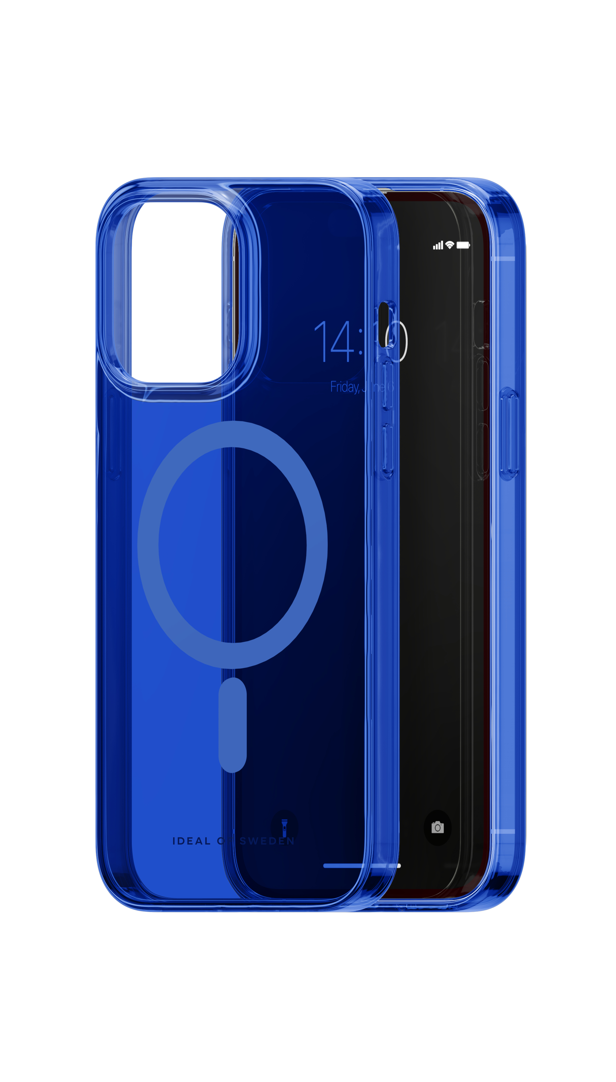 iDeal of Sweden Clear Case MagSafe iPhone 14PM Cobalt Blue – image 5