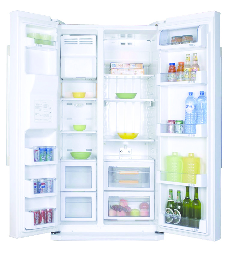 Haier HRF-664ISB2 side-by-side refrigerator Freestanding – image 2