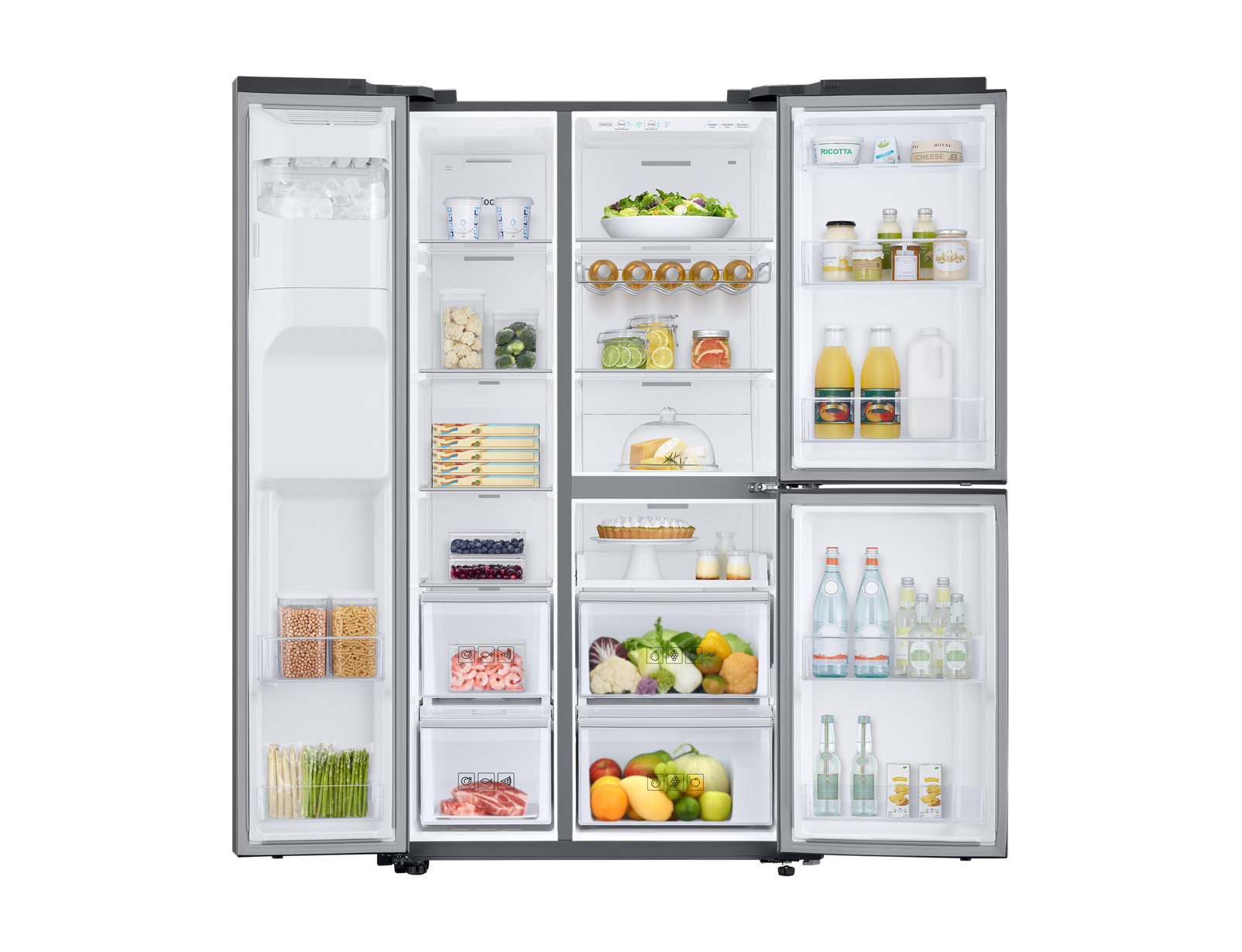 Samsung RS68N8651S9 side-by-side refrigerator Freestanding – image 5