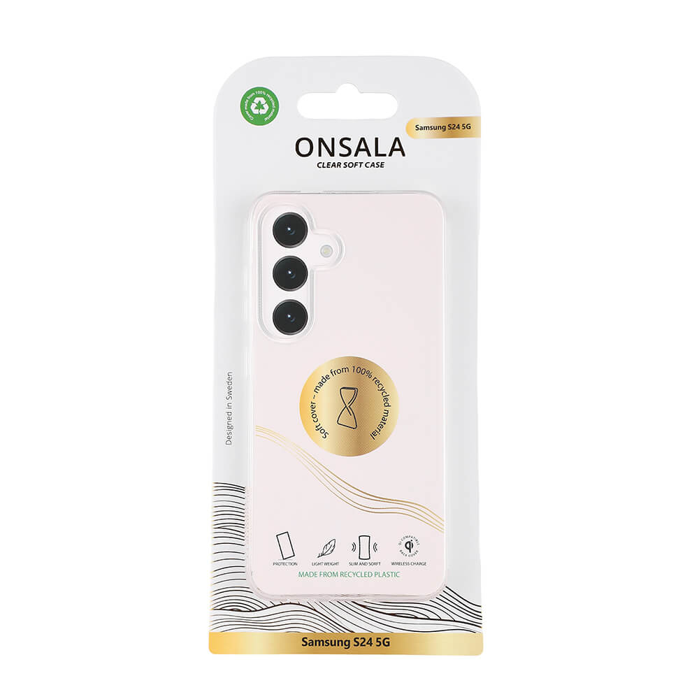 Onsala Phone Case Recycled TPU Transparent - Samsung S24 – image 2