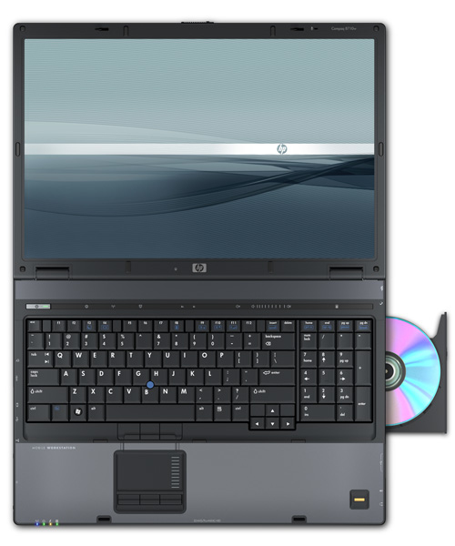 HP Compaq 8710w Intel Core™2 Duo Processor T9300 2048M/200G 17" WSXGA+WVA DVD+/-RW DL WVST Bus Notebook PC – image 8