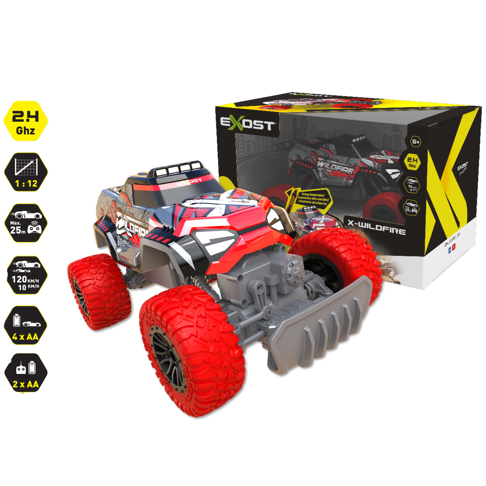 Exost TE20646 Radio-Controlled (RC) model Off-road car 1:12 – image 3
