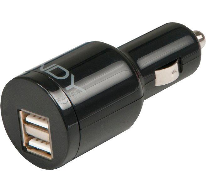 Lindy 73334 mobile device charger Universal Black USB Auto – image 1
