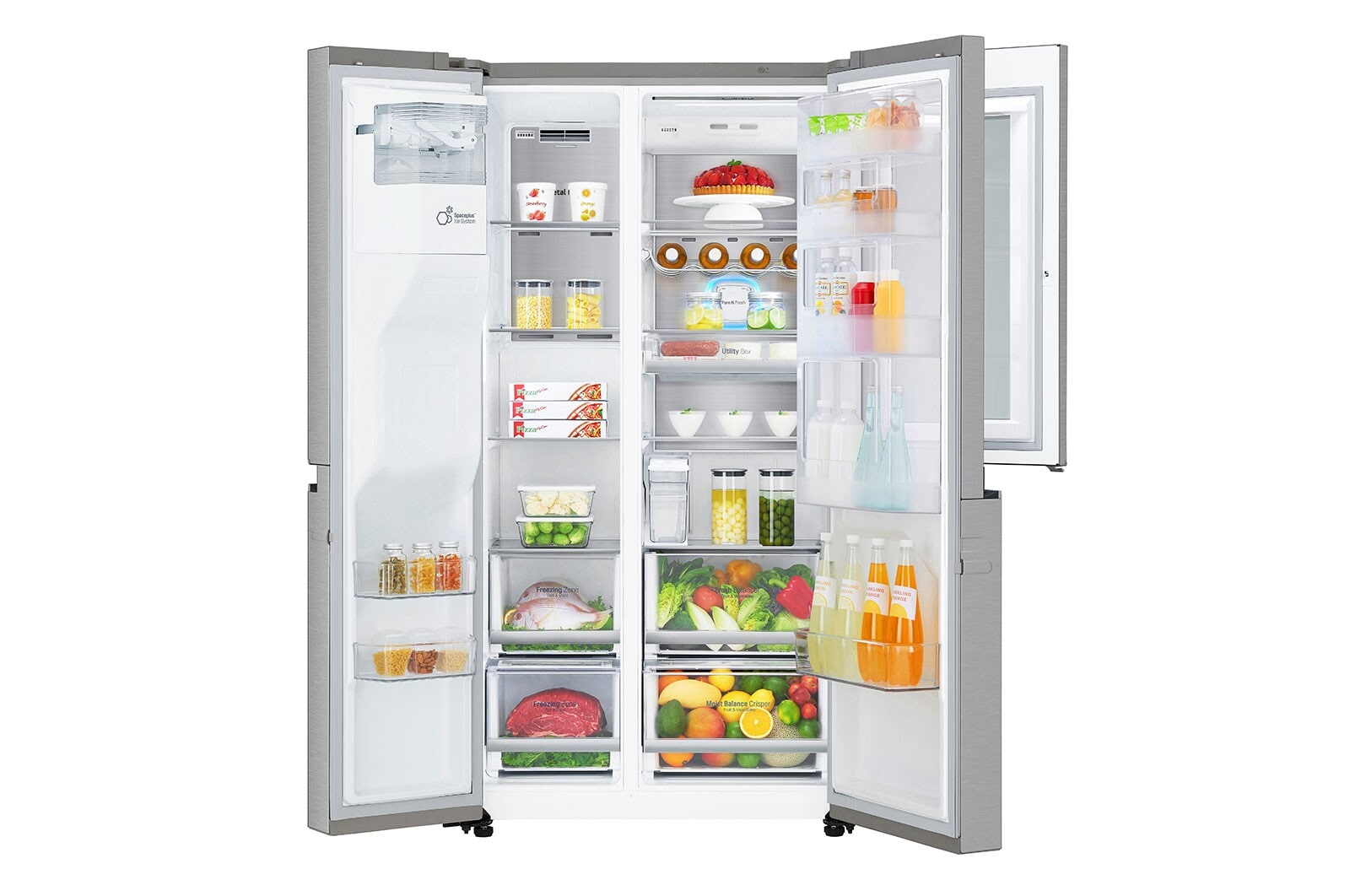LG GSX971NEAE side-by-side refrigerator Freestanding – image 4