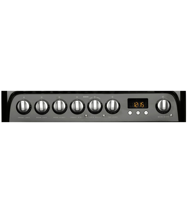 Hotpoint HUD61KS cooker Freestanding cooker Electric Gas Black – image 2