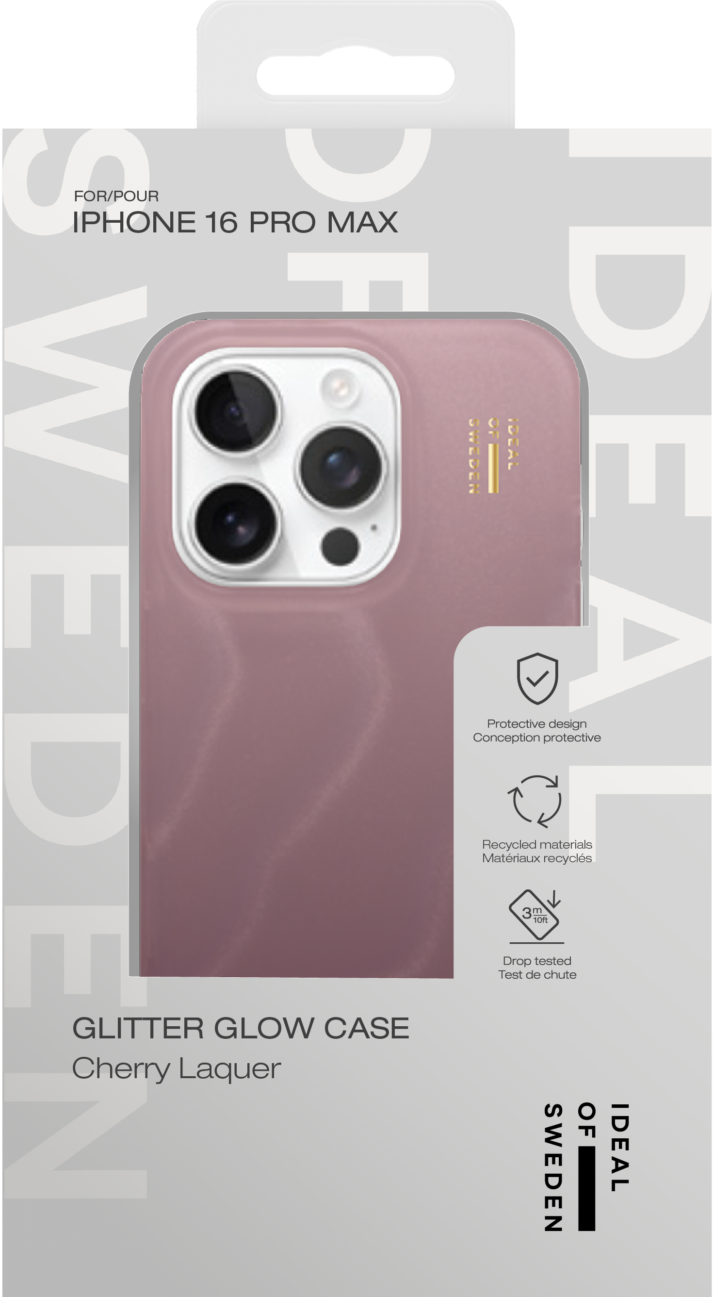 iDeal of Sweden Clear Case iPhone 16 Pro Max Cherry Lacquer – image 6