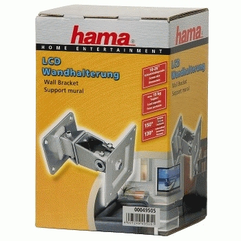 Hama LCD Wallbracket, VESA, silver – image 3