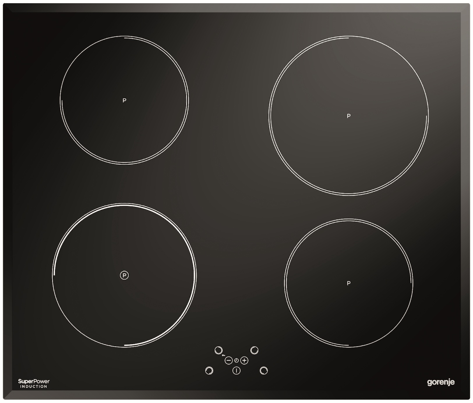 Gorenje IT612AC hob Black Built-in Zone induction hob 4 zone(s)